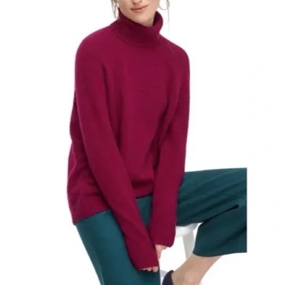 Jcrew turtleneck sweater in super soft yarn